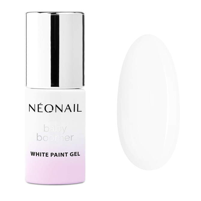 NEONAIL PAINT UV/LED GEL - BABY BOOMER WHITE PAINT GEL