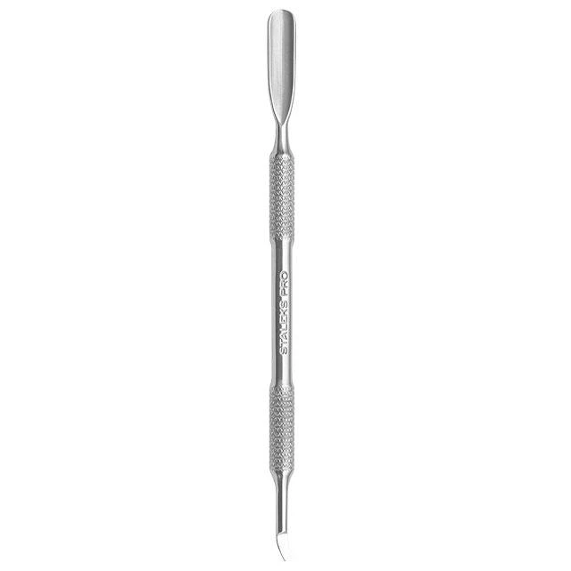 STALEKS PRO EXPERT 10/6 CUTICLE PUSHER (ROUNDED PUSHER AND BENT BLADE)