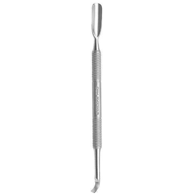 STALEKS PRO EXPERT 30/4.3 CUTICLE PUSHER (ROUNDED PUSHER AND BENT BLADE, LEFT SIDE)