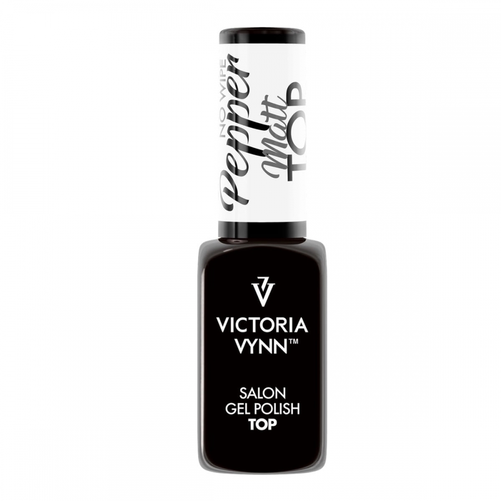 VICTORIA VYNN TOP MATT PEPPER NO WIPE TOP WITH PARTICLES 8ML