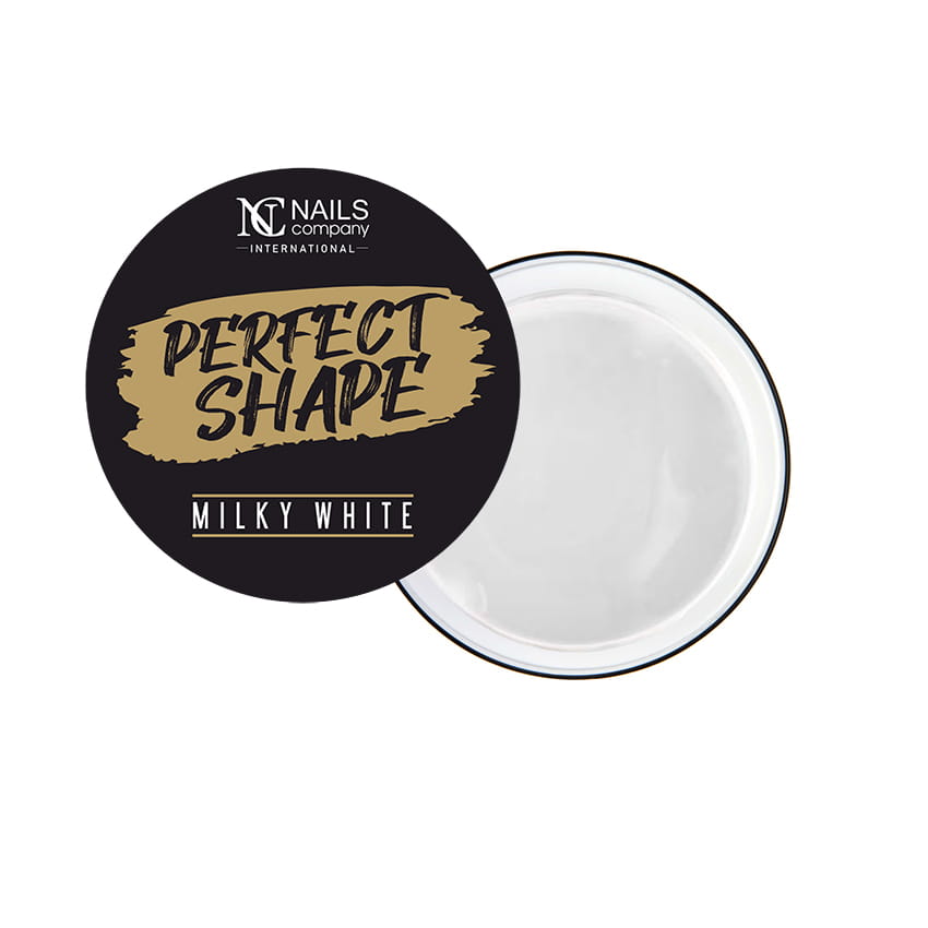 NC NAILS COMPANY UV/LED PERFECT SHAPE GEL - MILKY WHITE 15G