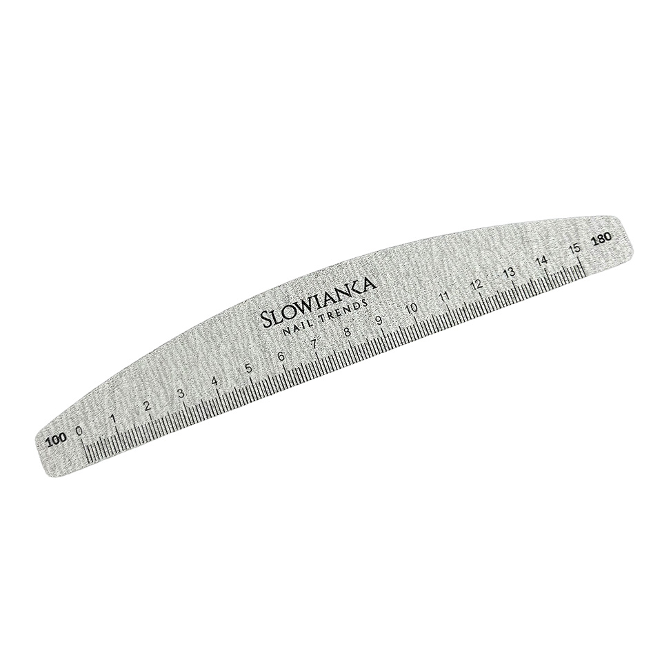 SLOWIANKA NAIL FILE HALF MOON 100/180