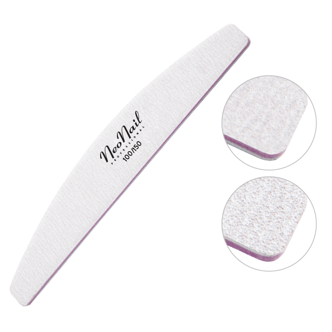 NEONAIL NAIL FILE HALF MOON HLD 100/150