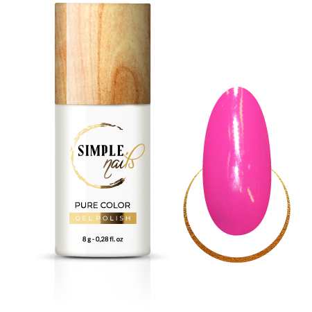 SIMPLE NAILS UV/LED GEL POLISH PURE COLOR PINK PURPLE