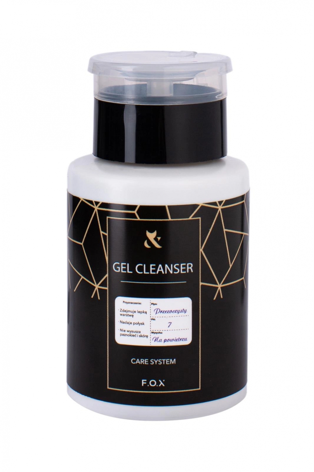 F.O.X CARE SYSTEM GEL CLEANSER 160 ML (PUMP DISPENSER)