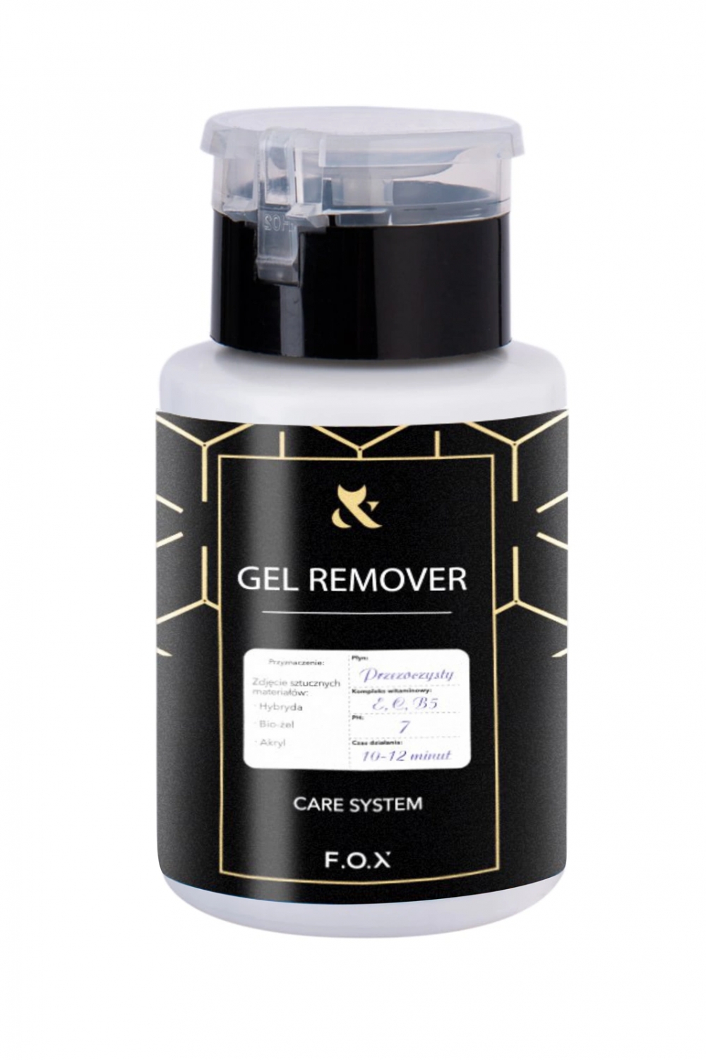 F.O.X CARE SYSTEM GEL REMOVER 160 ml