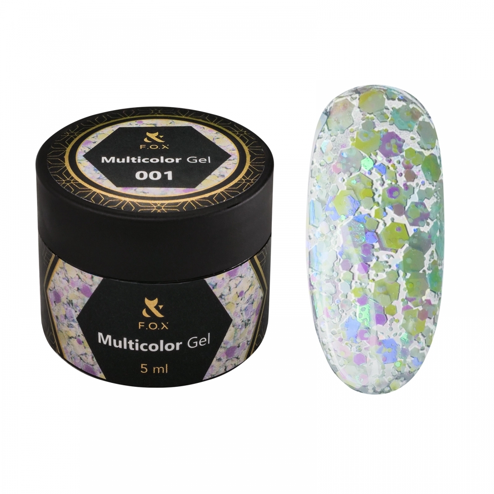 F.O.X NAIL ART GEL MULTICOLOR 5ML