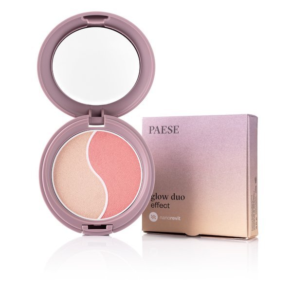 PAESE ILLUMINATING POWDER AND BLUSH NANOREVIT GLOW DUO EFFECT 4.5G