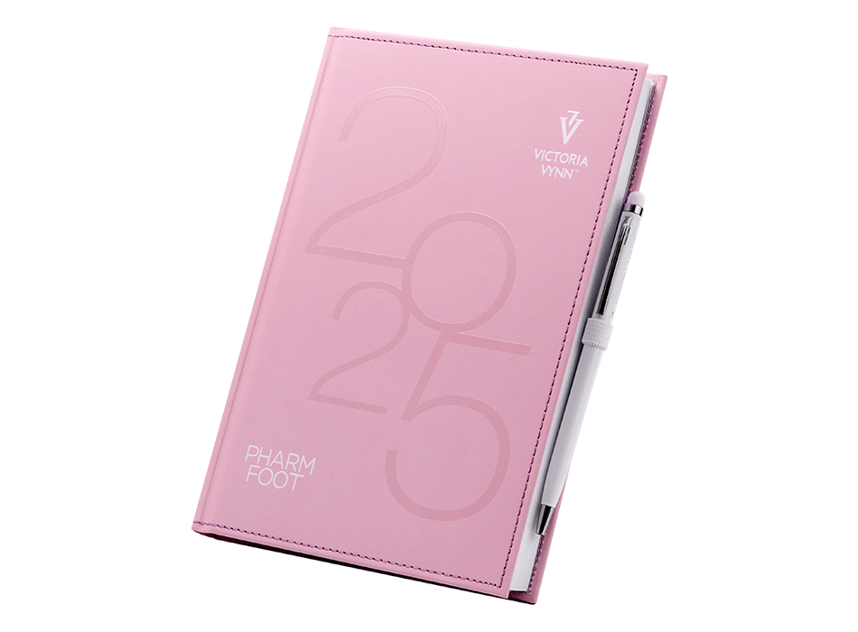 VICTORIA VYNN PLANNER BOOK CALENDAR A5 2025 PINK