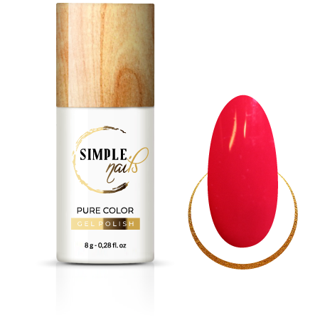 SIMPLE NAILS UV/LED GEL POLISH PURE COLOR RASPBERRY CLOUD