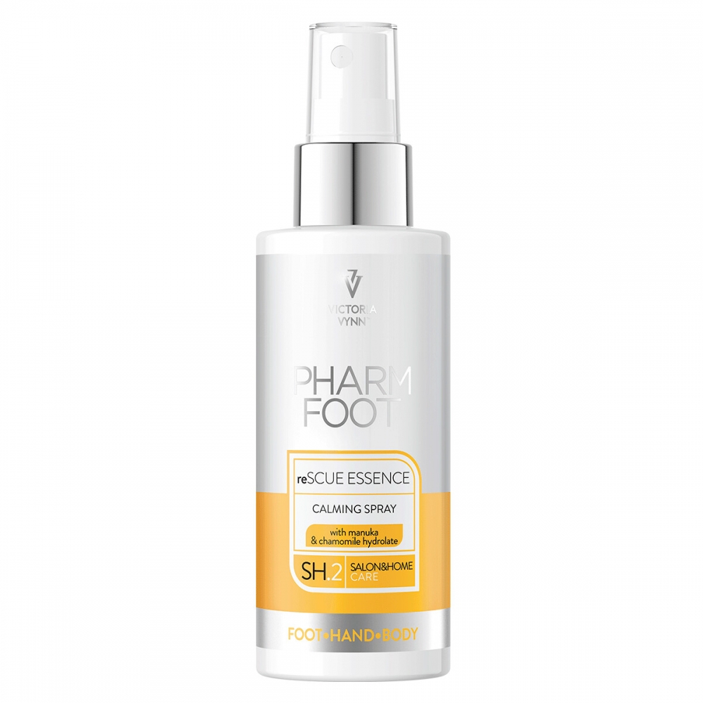 PHARM FOOT reSCUE ESSENCE CALMING SPRAY WITH MANUKA & CHAMOMILE HYDROLATE 150ml