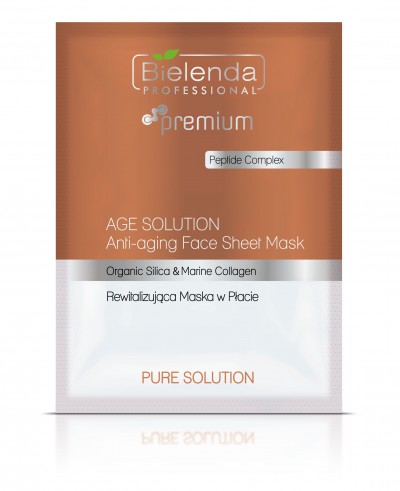 BIELENDA PURE SOLUTION FACE SHEET MASK ANTI-AGING FACE SHEET MASK