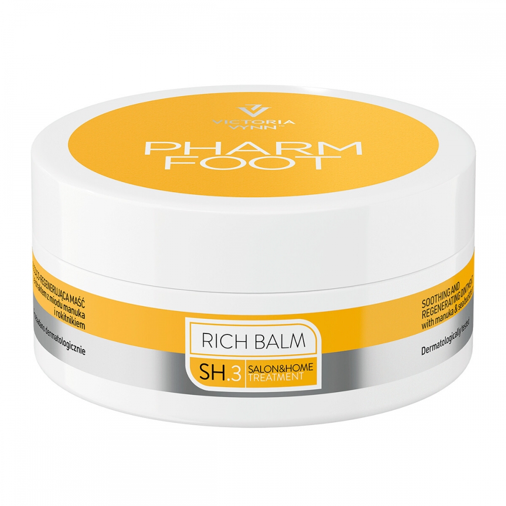 PHARM FOOT RICH BALM SOOTHING AND REGENERATING OINTMENT WITH MANUKA & SEA BUCKTHORN 75gr