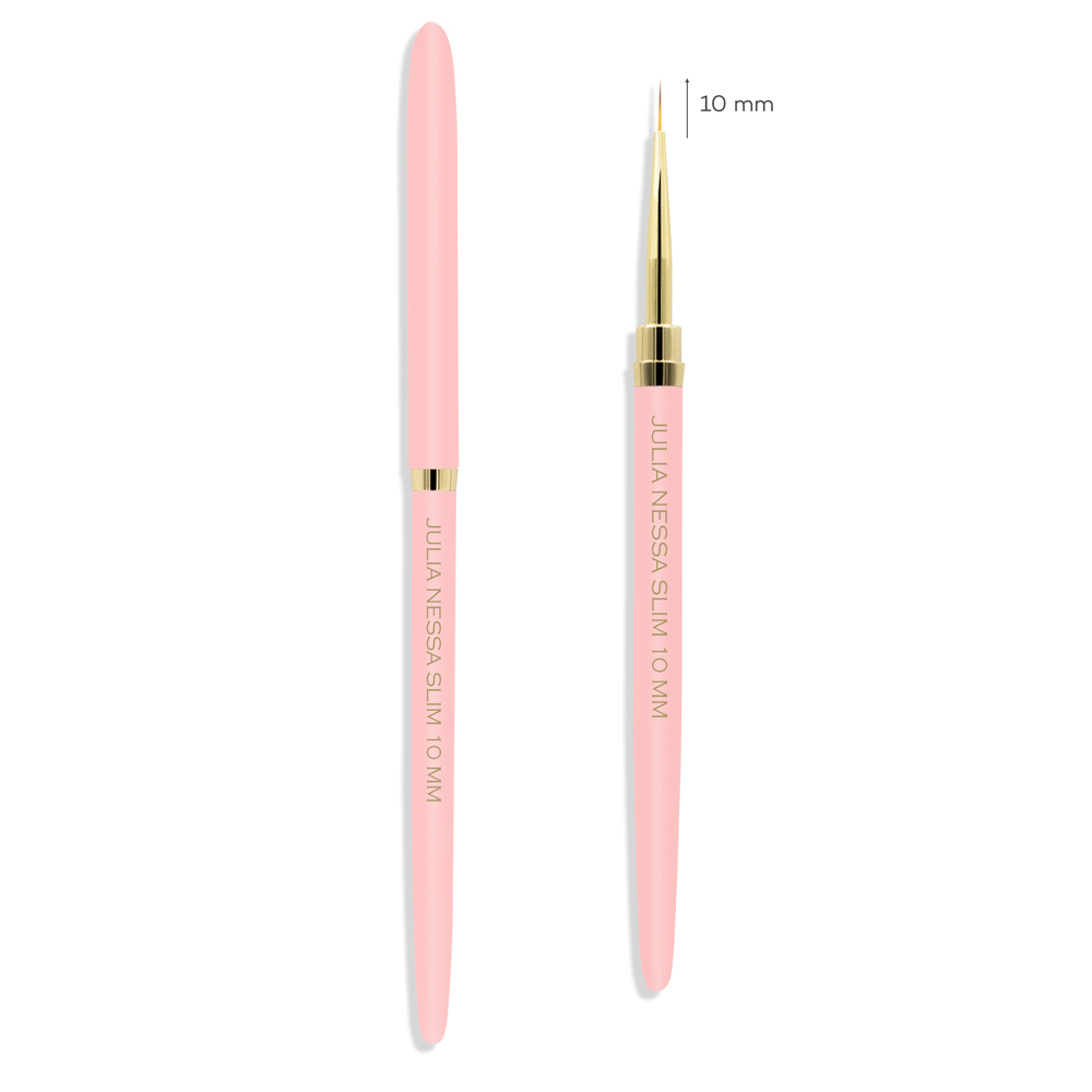 JULIA NESSA ART BRUSH SLIM LINE 10mm PINK