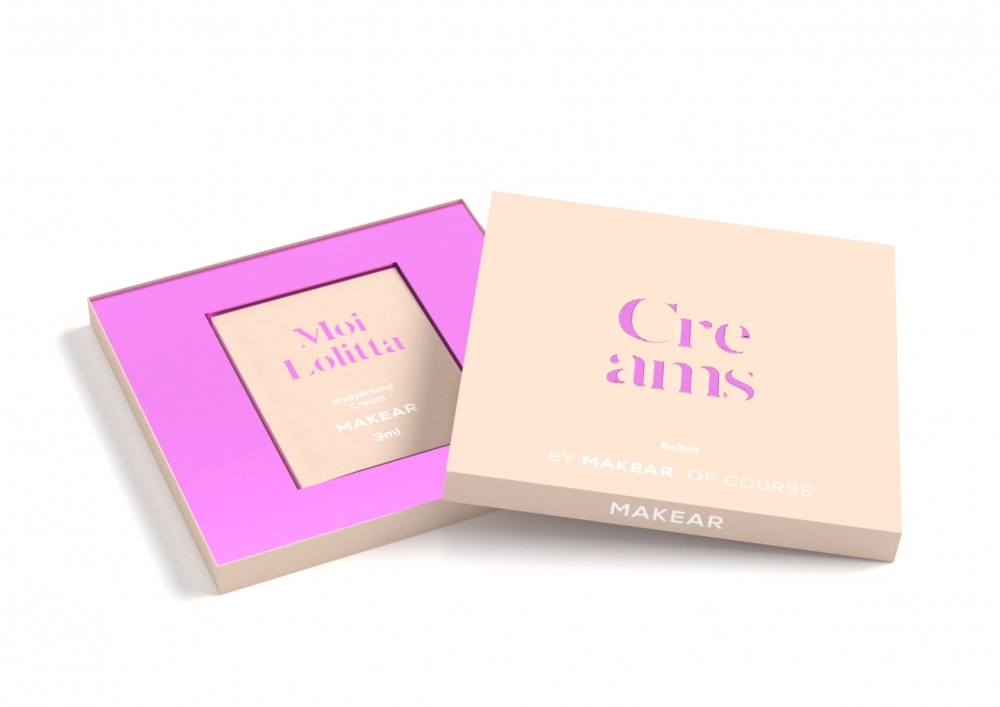 MAKEAR SAMPLE BODY AND HAND CREAM SAMPLES BOX 6x3ml