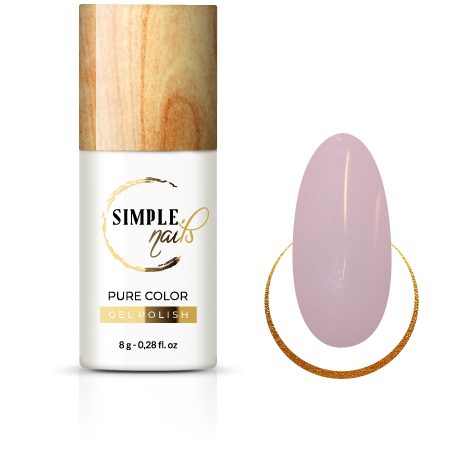 SIMPLE NAILS UV/LED GEL POLISH PURE COLOR SILKY NUDE