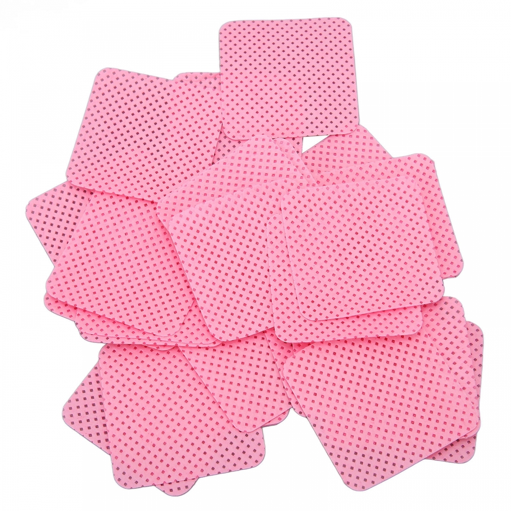 AH NAILS COLLECTION CLEANING PAD DUST FREE WIPES PINK 200PCS