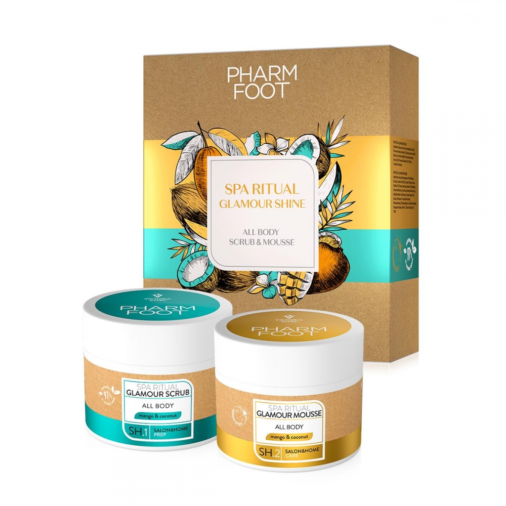 PHARM FOOT SPA RITUAL GLAMOUR SHINE SET