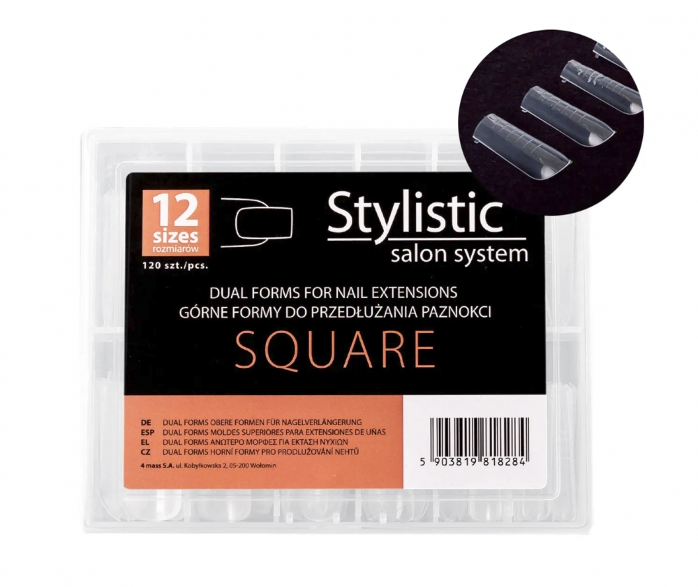 CLARESA STYLISTIC UPPER DUAL FORM SQUARE 120pcs