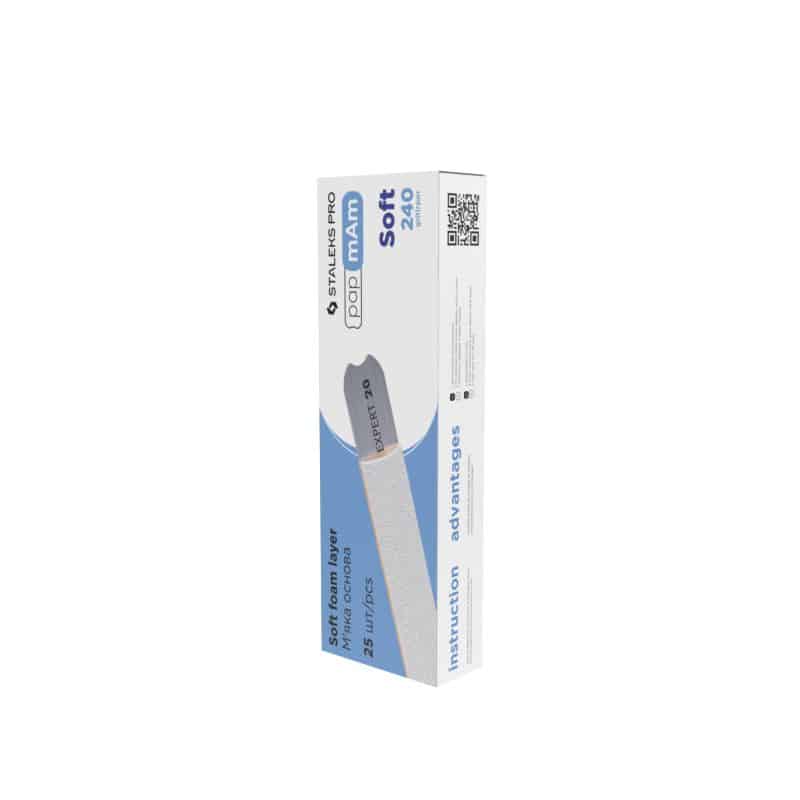 STALEKS DISPOSABLE WHITE FILES PAPMAM ON SOFT FOAM LAYER DFCE-20-240/25W