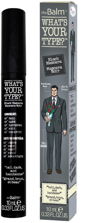 theBALM WHAT'S YOUR TYPE MASCARA TALL DARK HANDSOME LENGTHENING