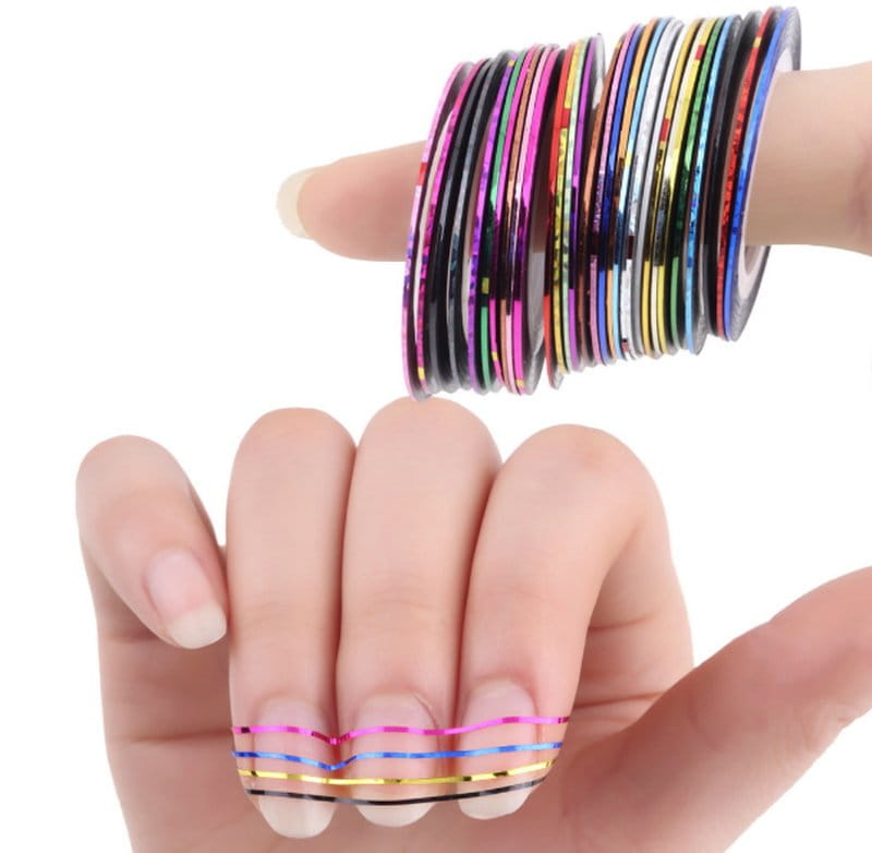 SUNONE RIBBONS THREADS NAIL ART DECORATIONS