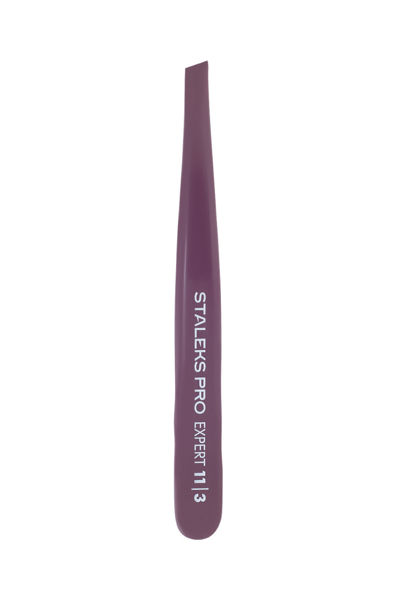 STALEKS EYEBROW TWEEZERS EXPERT 11 TYPE 3 TE-11/3 VIOLE