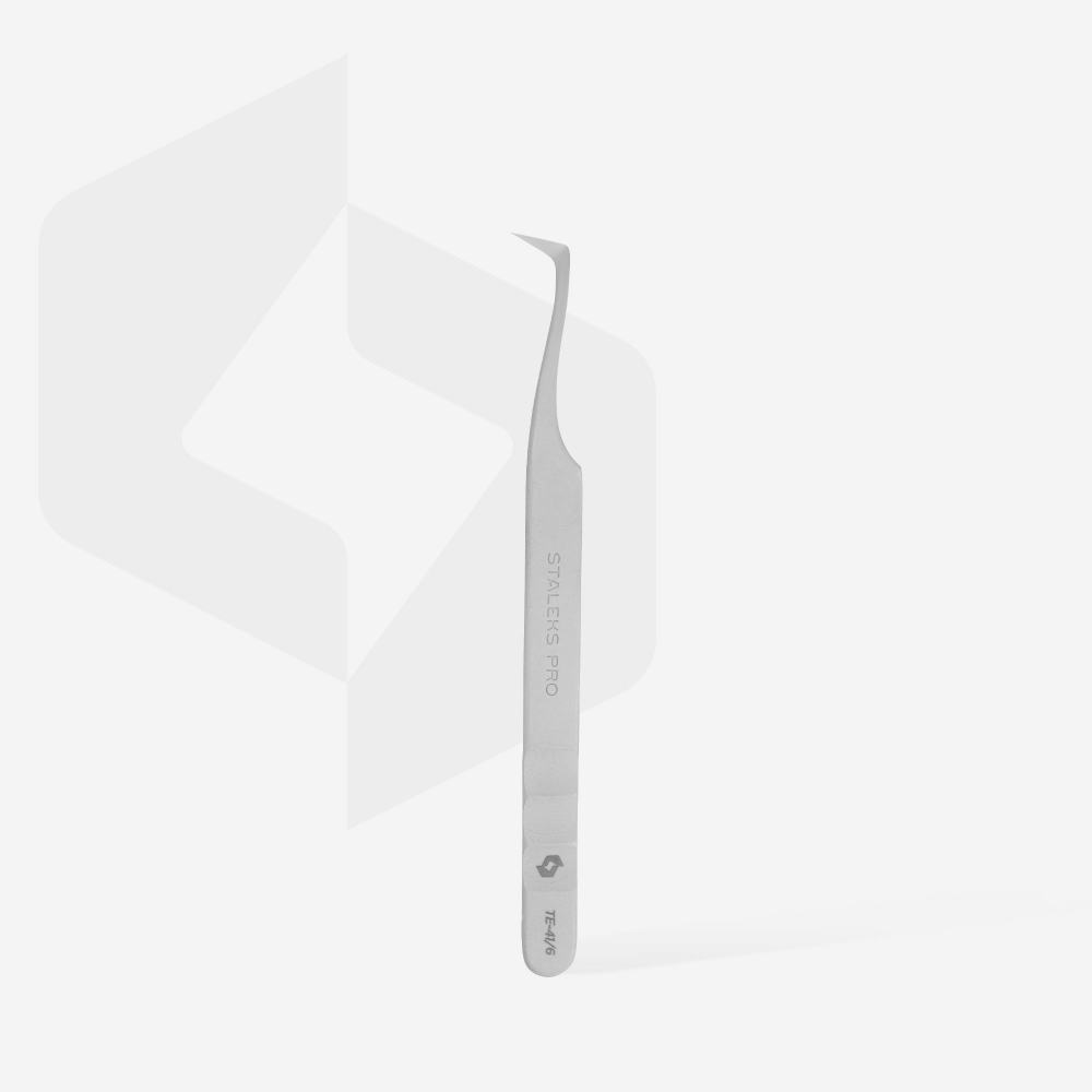 STALEKS EYELASH TWEEZERS EXPERT 41 TYPE 6 TE-41/6