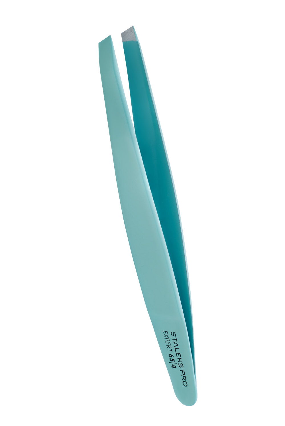 STALEKS PRO EYEBROW TWEEZERS SLANT EXPERT 65/4 COLOUR MINT