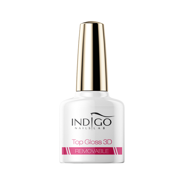 INDIGO TOP GLOSS 3D REMOVABLE (DAMAGED BOTTLE, NEVER OPENED)