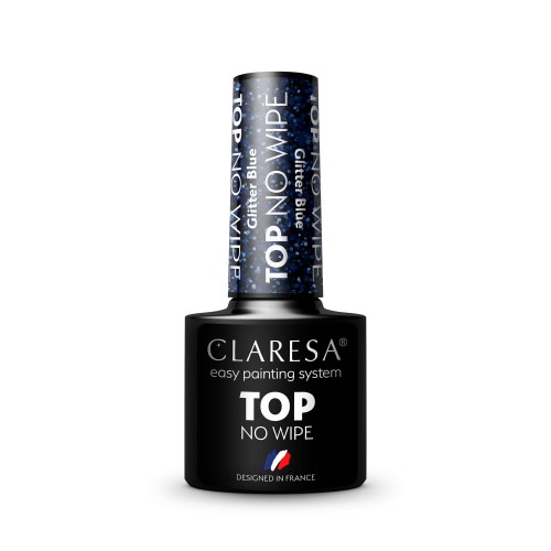 CLARESA TOP NO WIPE GLITTER BLUE 5G