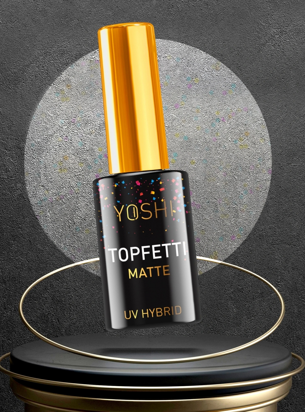 YOSHI TOP HYBRID TOPFETTI MATTE UV/LED 10 ML