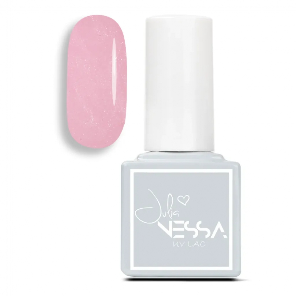 JULIA NESSA HYBRID TOP SILVER PINK NO WIPE 8 ml