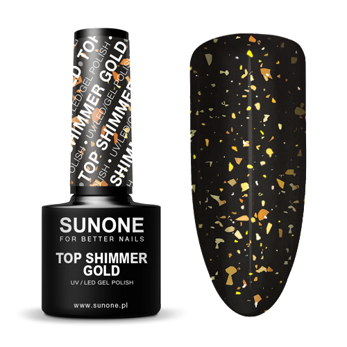 SUNONE TOP SHIMMER GOLD 5ML