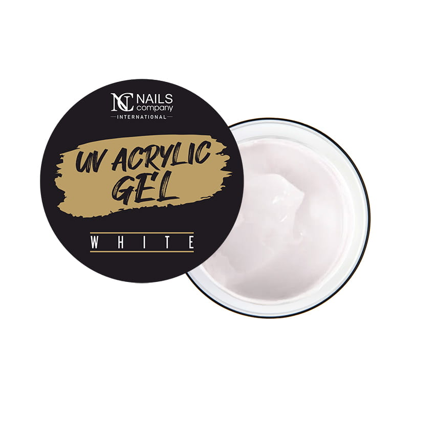 NC NAILS COMPANY NAIL GEL UV ACRYLIC GEL WHITE 50G