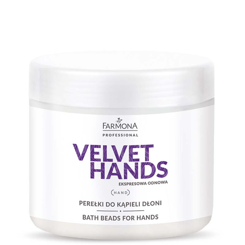 FARMONA VELVET HANDS PEARLS FOR BATH HANDS 380G