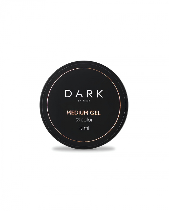 DARK BY RIOR MEDIUM GEL SELF LEVELING BOTTLE GEL 15ml (WITHOUT BRUSH)