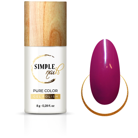 SIMPLE NAILS UV/LED GEL POLISH PURE COLOR VIOLET PINK 