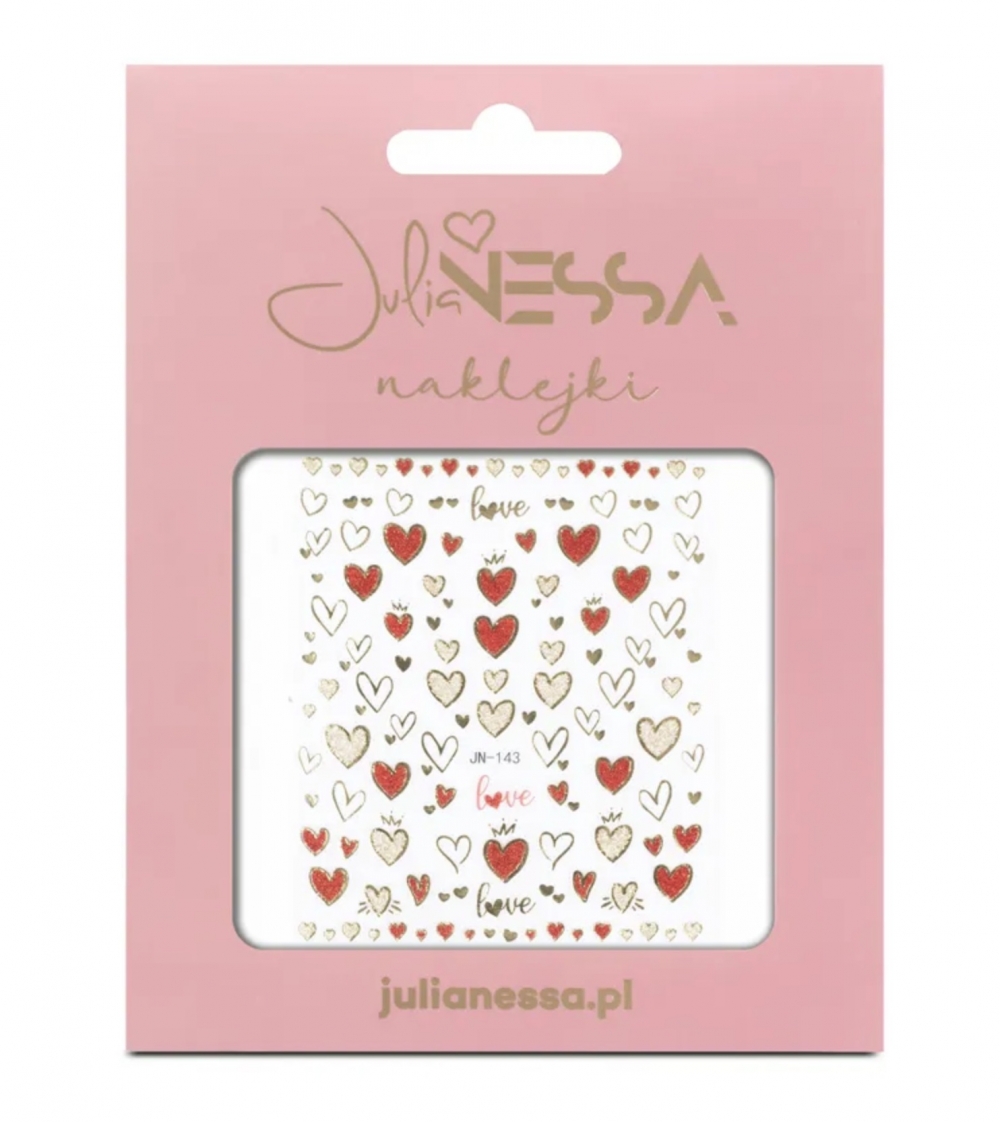 JULIA NESSA STICKERS FOR NAILS - WALENTYNKOWE WARIACJE