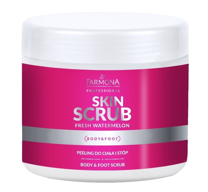 FARMONA SKIN SCRUB EXTRACT PEAR PEELING FOR BODY AND FEET 500G kopia