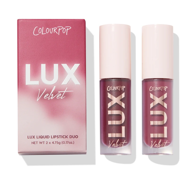 COLOURPOP WHAT THE FLUFF LUX LIQUID SET