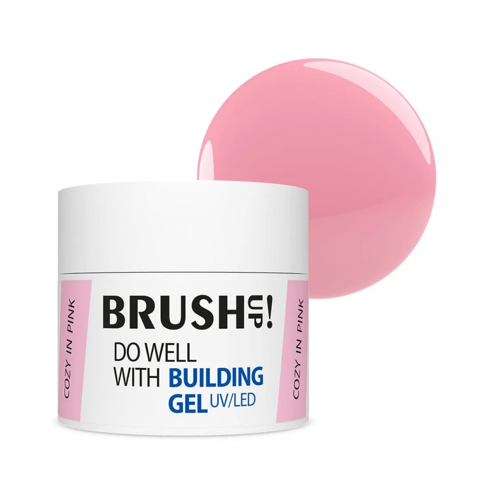 BRUSH UP! BUILDING GEL DO WELL COSY IN PINK 12G