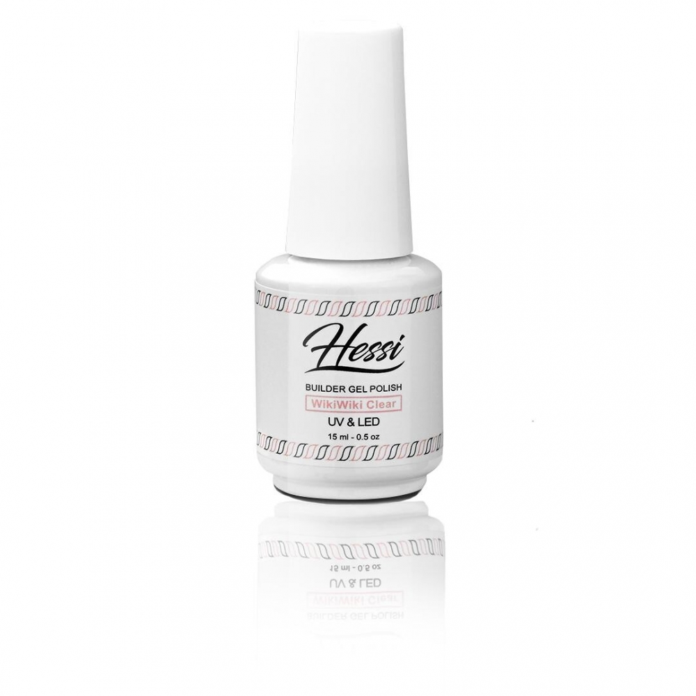 HESSI NAILS GEL IN A BRUSH WIKI WIKI CLEAR 15 ML