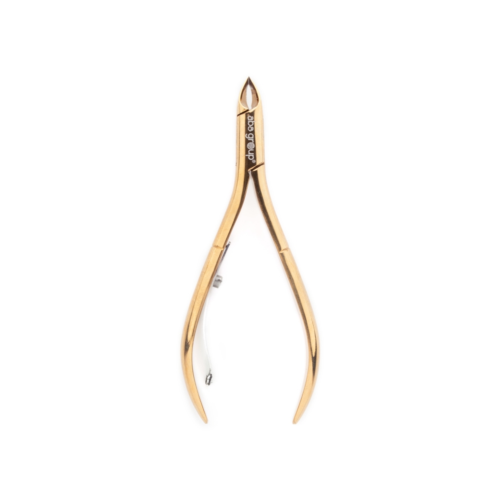 ABA GROUP GOLDEN PREMIUM SINGLE-SPRING CUTICLE NIPPERS 5 mm (1135s)