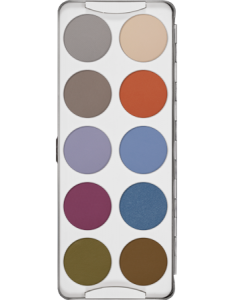 KRYOLAN EYE SHADOW PALETTE 10 COLORS FASHION