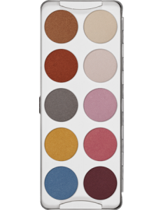 KRYOLAN EYE SHADOW PALETTE 10 COLORS IRIDISCENT