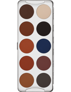 KRYOLAN EYE SHADOW PALETTE 10 COLORS SHADING