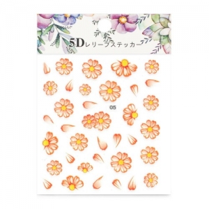 ALLEPAZNOKCIE NAIL STICKERS 5D SELF-ADHESIVE