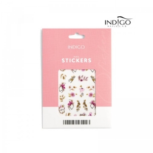 INDIGO NAIL ART STICKER FLOWERS 07