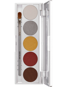 KRYOLAN VIVA COLOR PALETTE 5 COLORS SUNRISE IRIDISCENT 